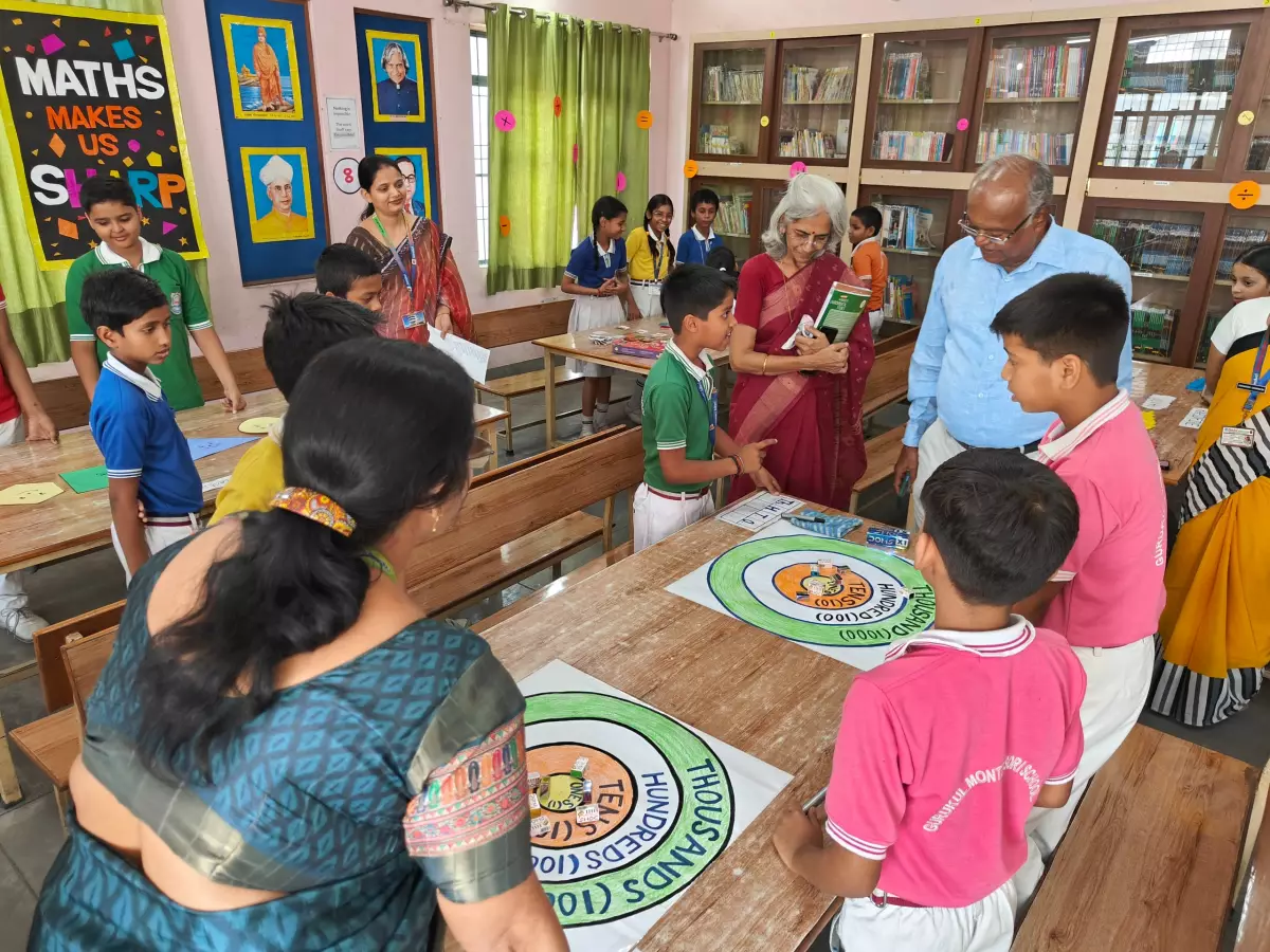 Mathematics Month Celebration at Gurukul Montessori School