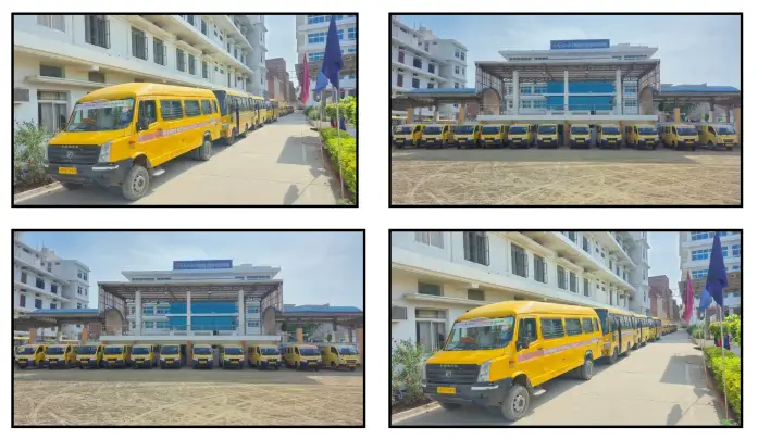Transport Facility at Gurukul Montessori School